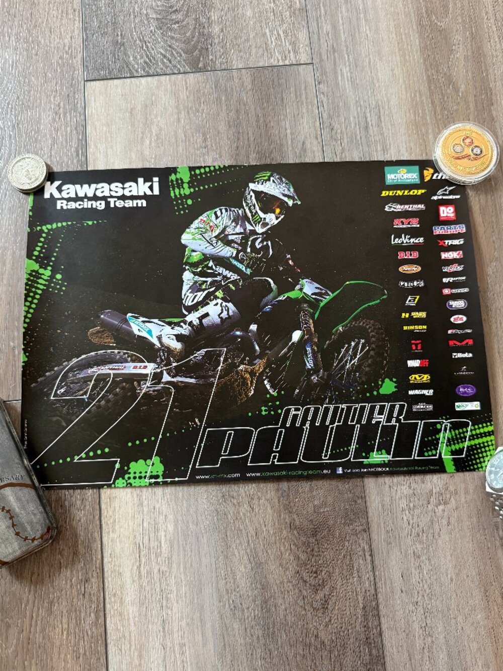 Gautier Paulin Team Autograph Poster